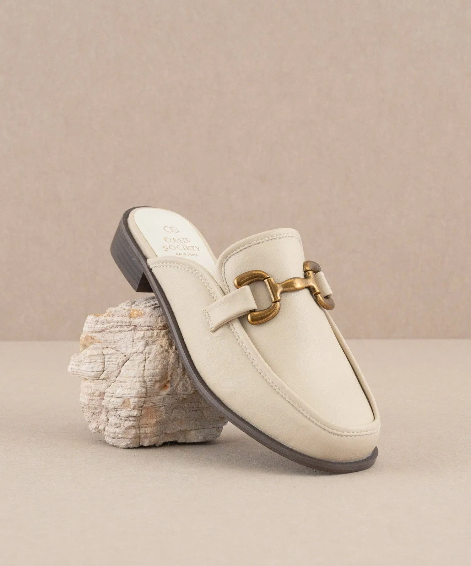 The Blakely Beige | Modern Mule Loafer