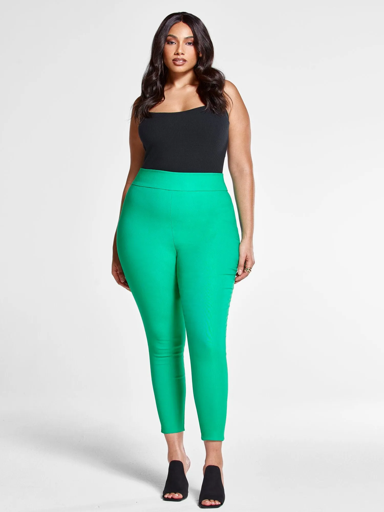 The City Pull-on Pants in Green