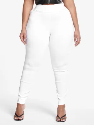 The City Pull-on Pants in White