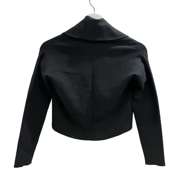 Theory Black Cheshire Shrug Knit Cardigan Jacket