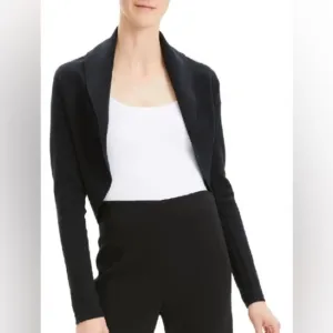 Theory Black Cheshire Shrug Knit Cardigan Jacket