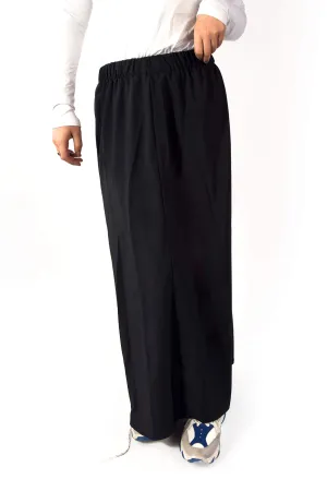 Timeless Black Basic Maxi Skirt
