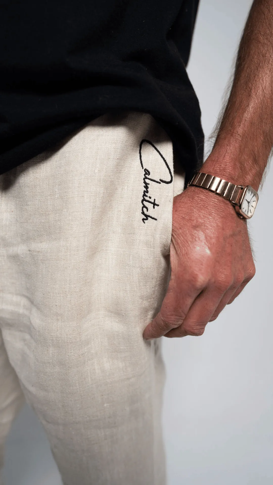 Timeless Roots Collection: Natural Linen Pants