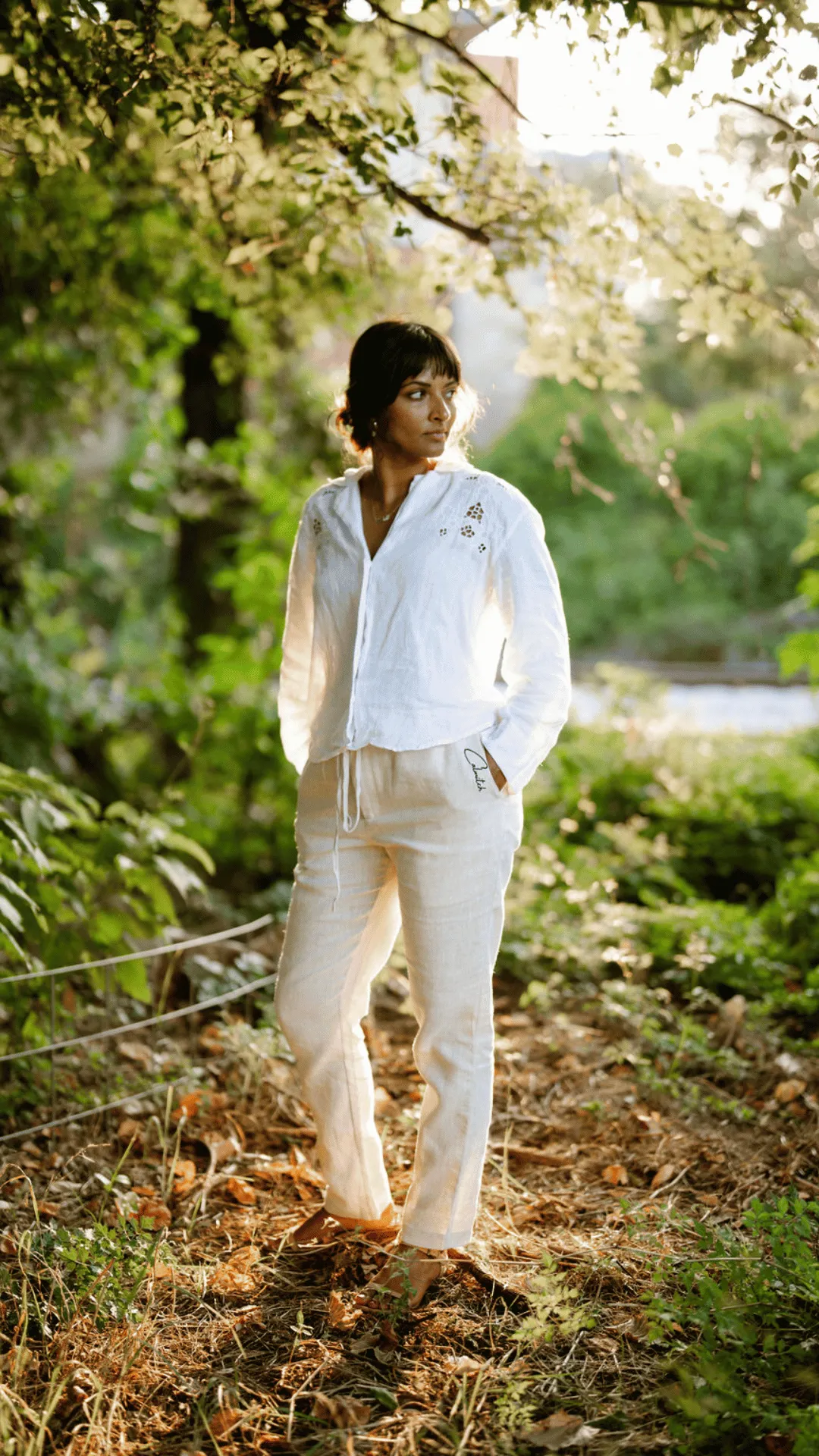 Timeless Roots Collection: Natural Linen Pants
