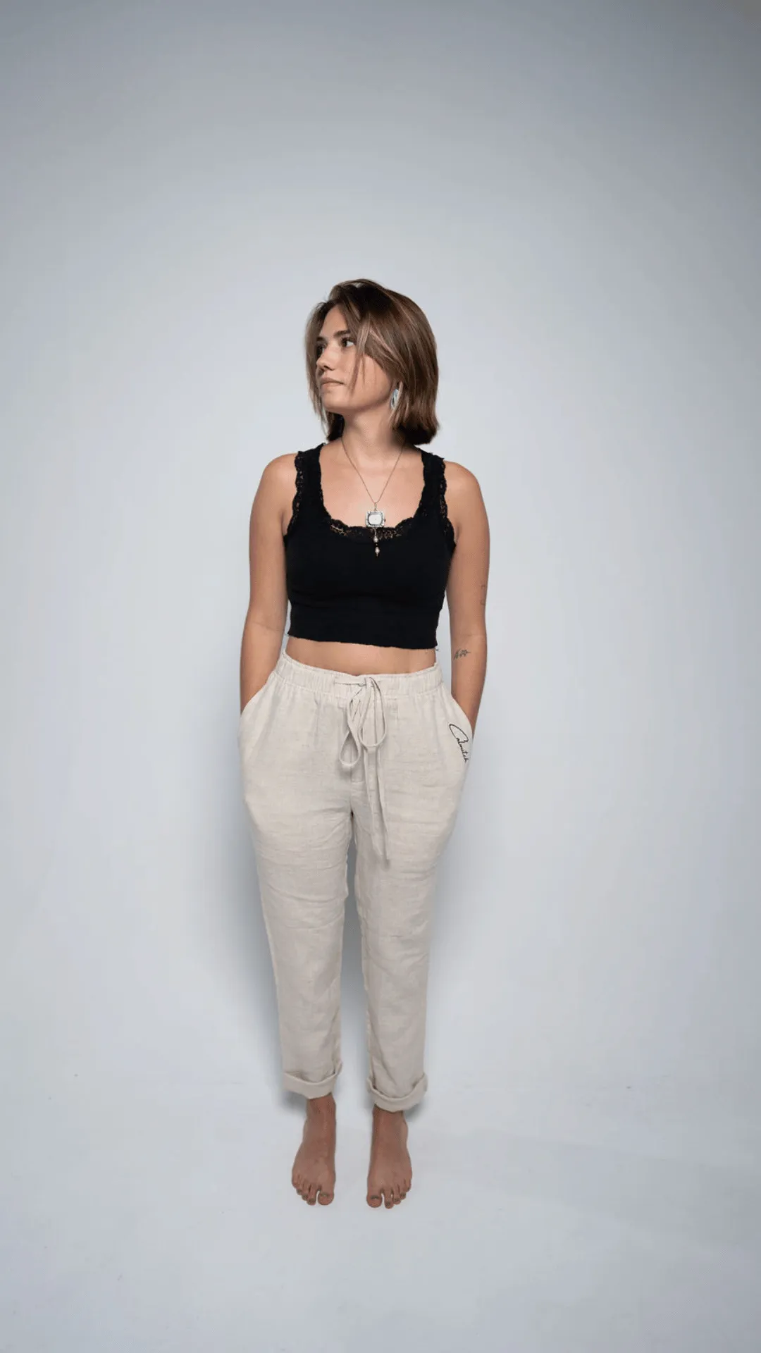 Timeless Roots Collection: Natural Linen Pants