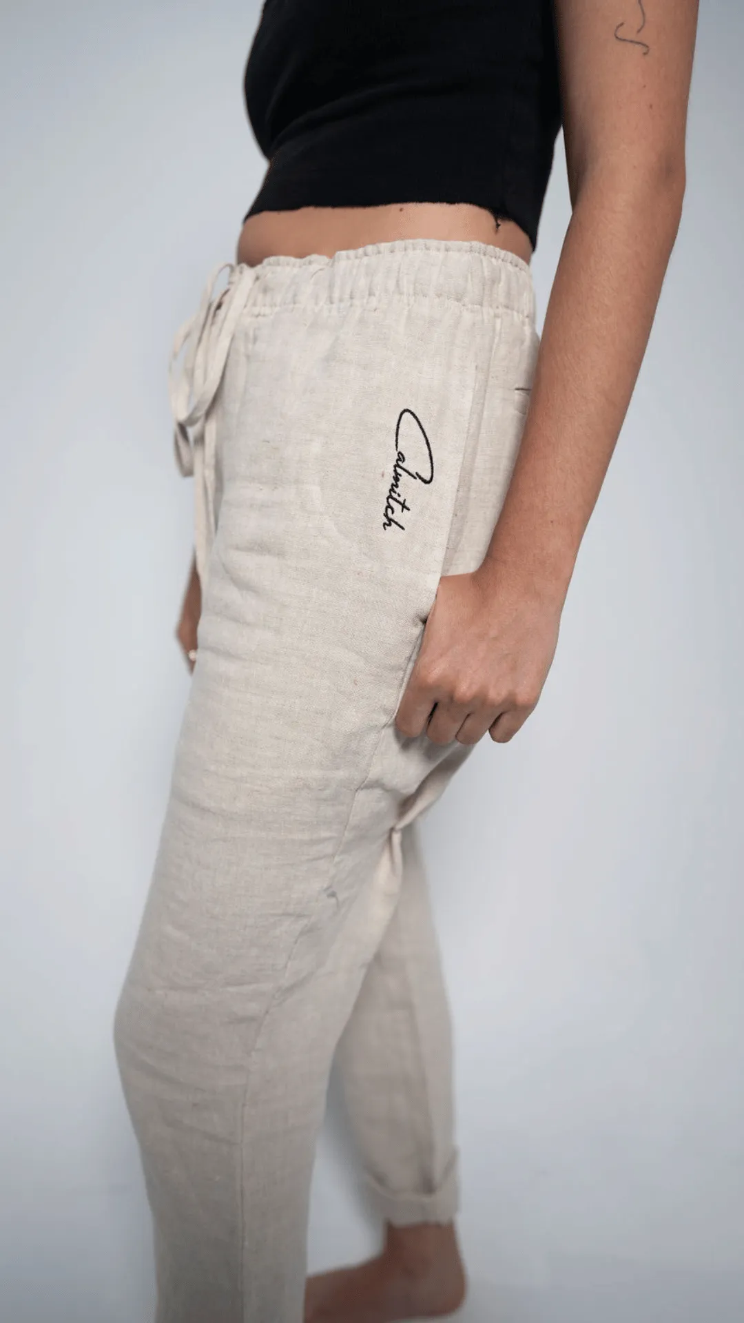 Timeless Roots Collection: Natural Linen Pants