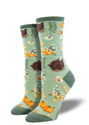 Turkey Dinner Women's Socks