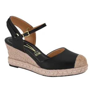 Vizzano 1277-1024 Espadrille Wedge in Black