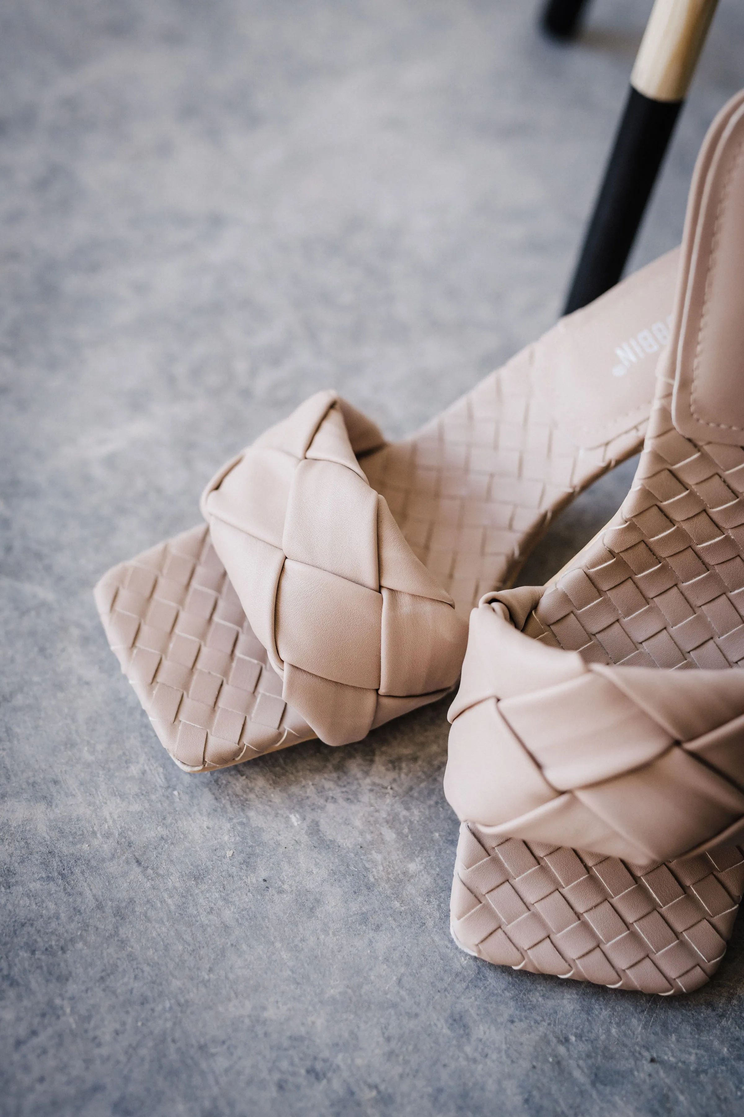 Wave It Nude Heels