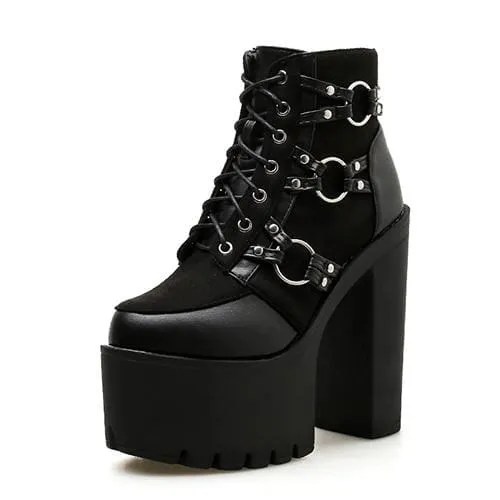 Women Platform Heels Casual Shoes