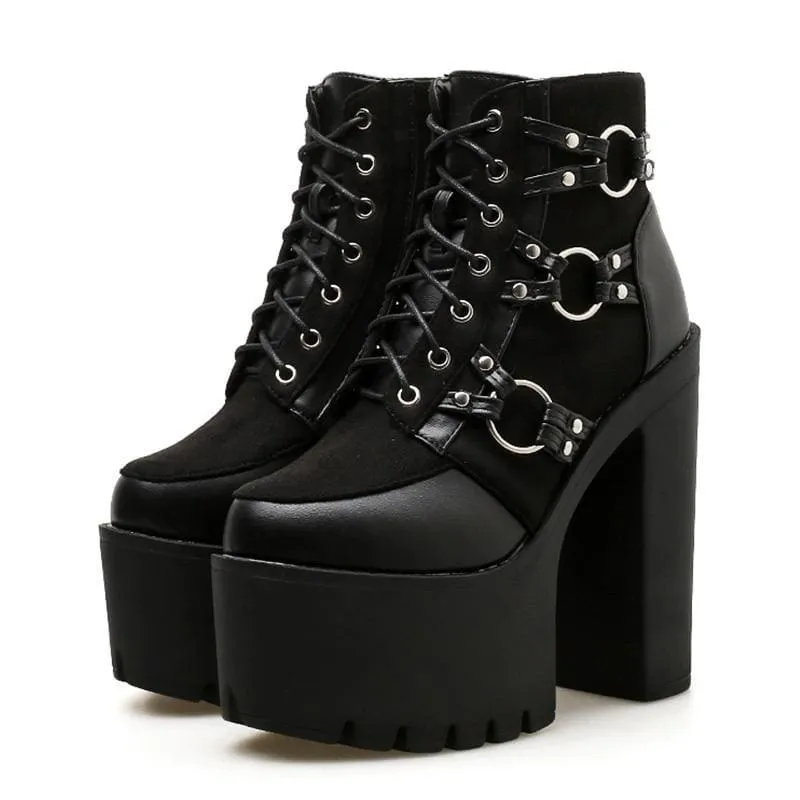 Women Platform Heels Casual Shoes